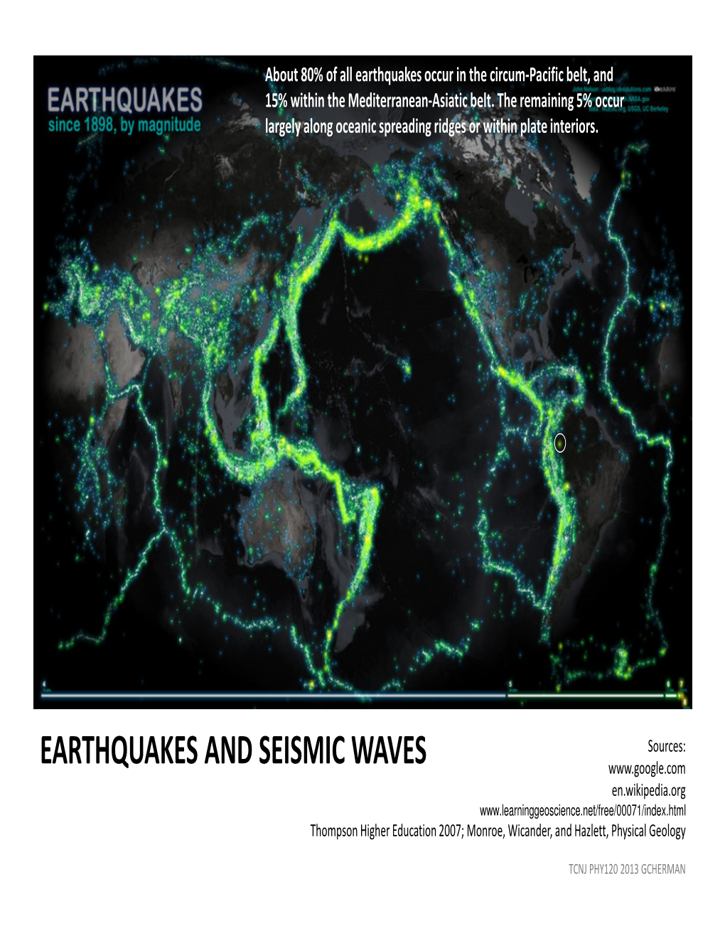 Earthquakes and Seismic Waves