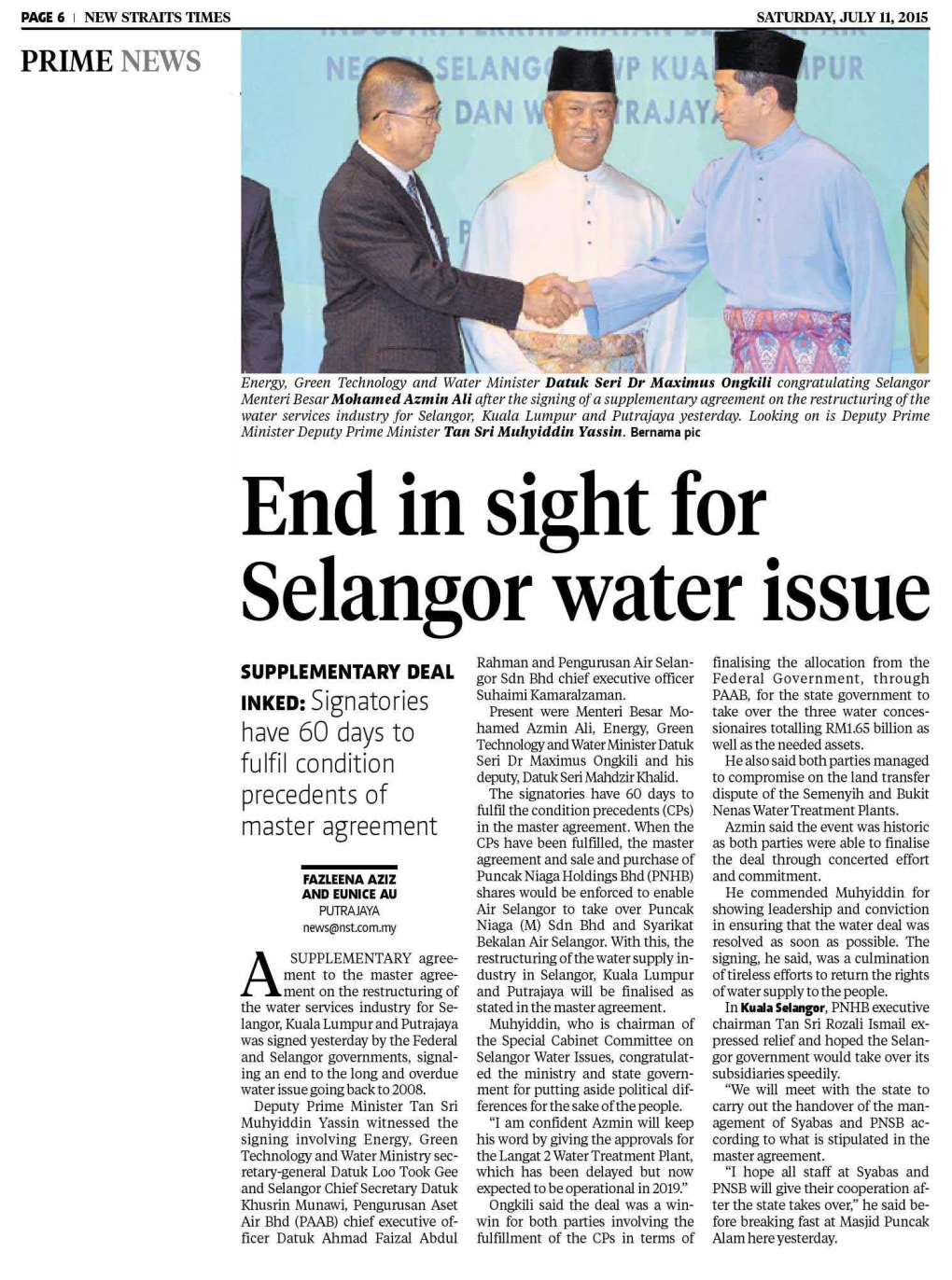 New Straits Times Prime News