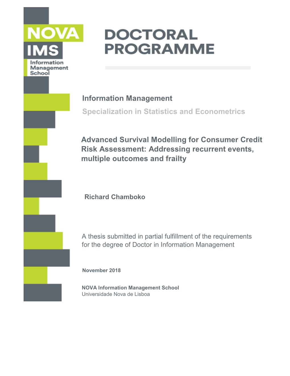 Advanced Survival Modelling for Consumer Credit Risk Assessment: Addressing Recurrent Events, Multiple Outcomes and Frailty