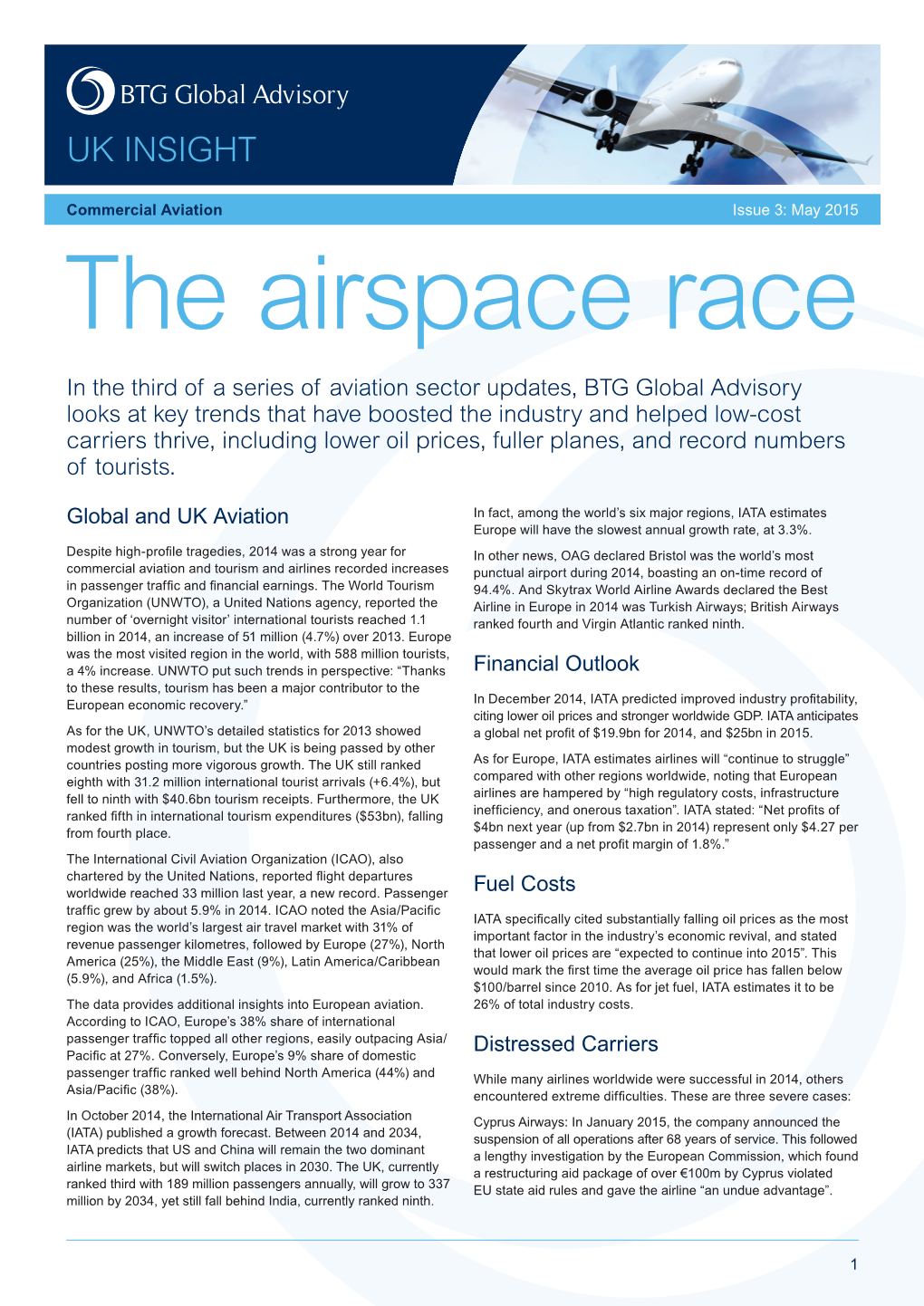 Aviation: the Airspace Race