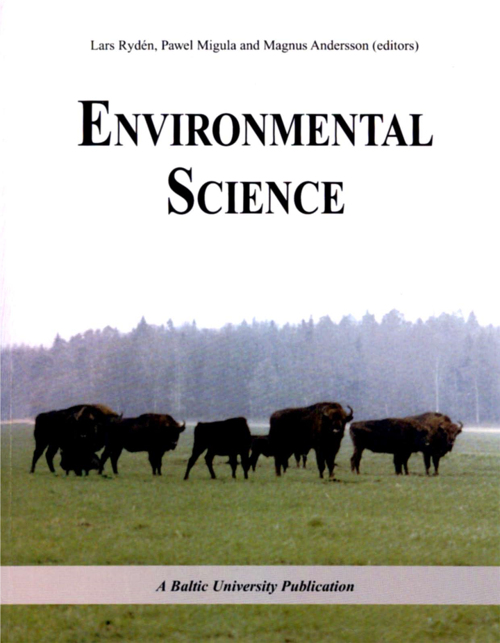 Environmental Education and Public Awareness; Piotr Skubala and David B Kronlid,EHAVIOUR Environmental and Philosophy