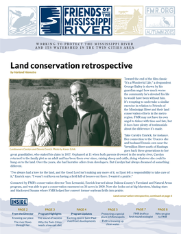 Land Conservation Retrospective by Harland Hiemstra