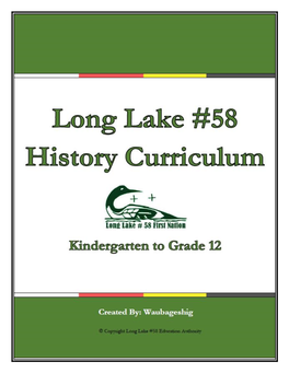 Long Lake 58 History Curriculum K to 12