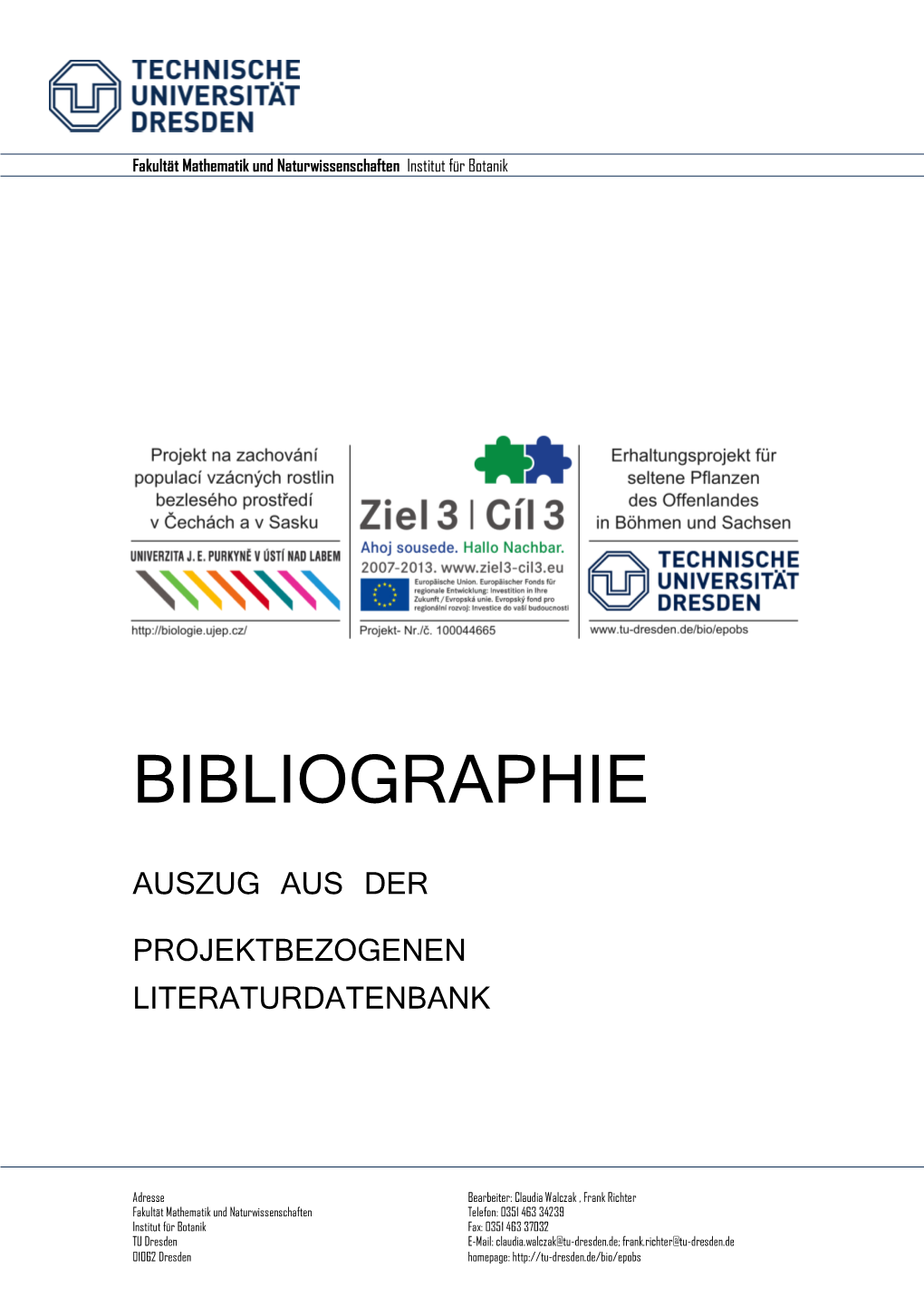 Literaturdatenbank Stand 22.03.2011