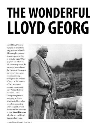 Lloyd George, 1931 – 1945