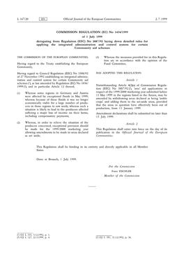 Official Journal of the European Communities 2. 7. 1999