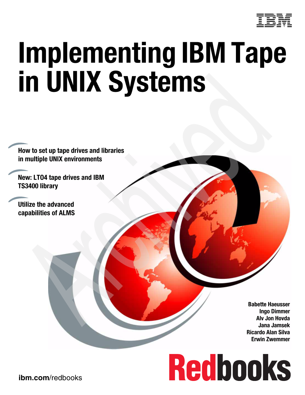 Implementing IBM Tape in UNIX Systems