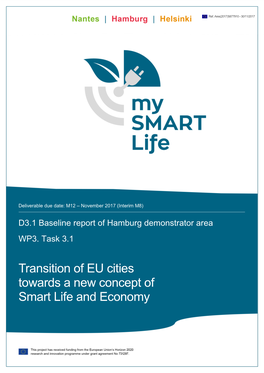 D3.1 Baseline Report of Hamburg Demonstrator Area WP3, Task 3.1