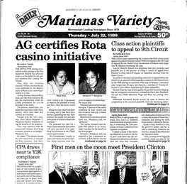 AG Certifies Rota Casino Initiative