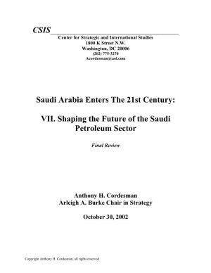 Saudi Arabia Enters the 21St Century Part