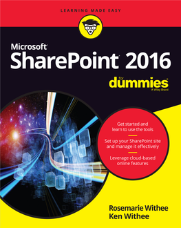 Sharepoint 2016 for Dummies.Pdf
