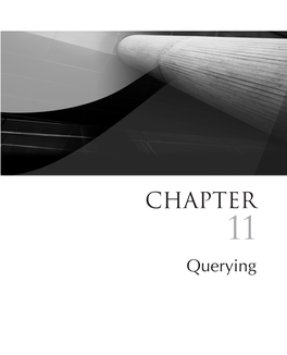 Chapter 11 Querying