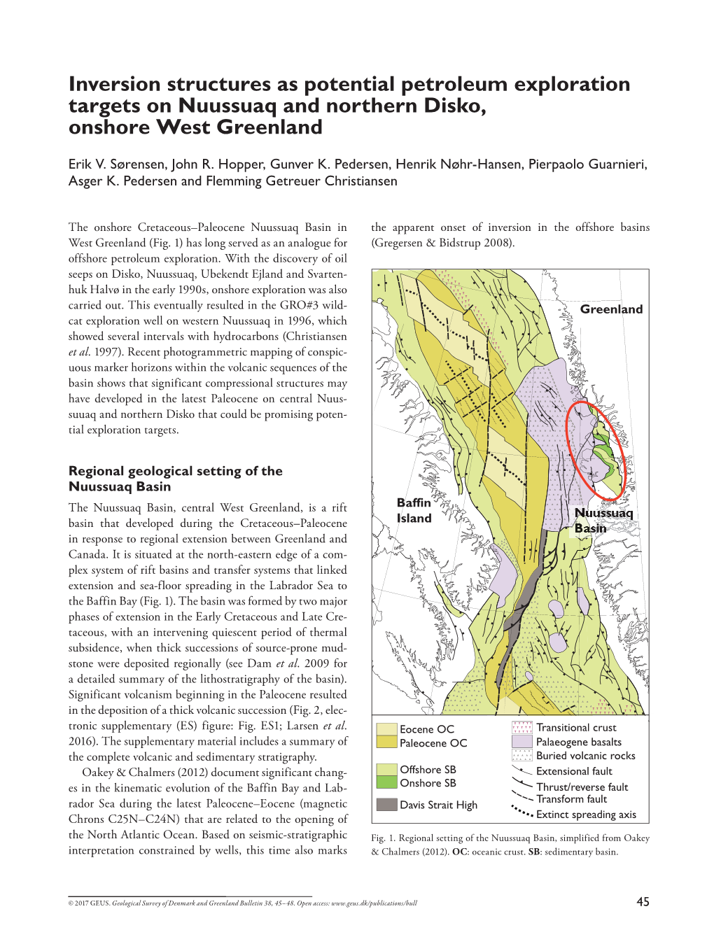 Geological Survey of Denmark and Greenland Bulletin 38, 45–48