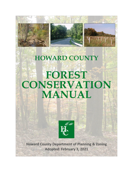 Forest Conservation Manual