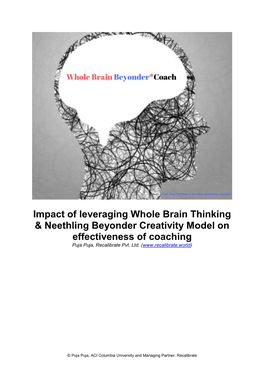 Impact of Leveraging Whole Brain Thinking & Neethling Beyonder