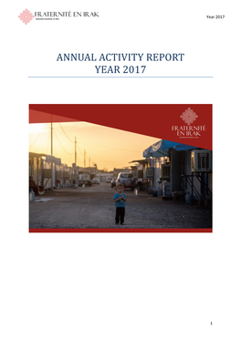 Annual Activity Report Year 2017
