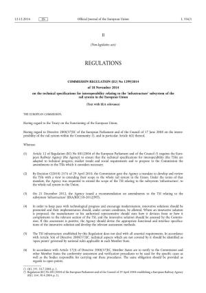 COMMISSION REGULATION (EU) No 1299/•2014