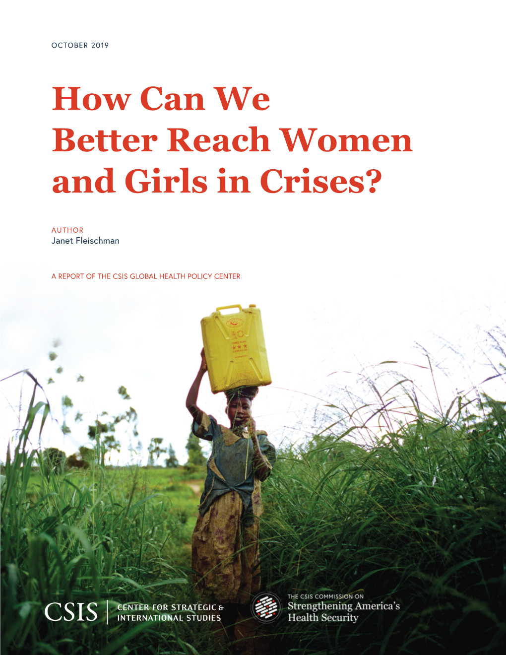 How Can We Better Reach Women and Girls in Crises?