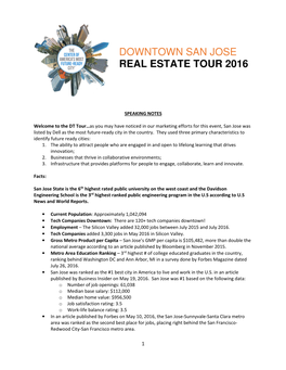 Downtown San Jose Real Estate Tour 2016