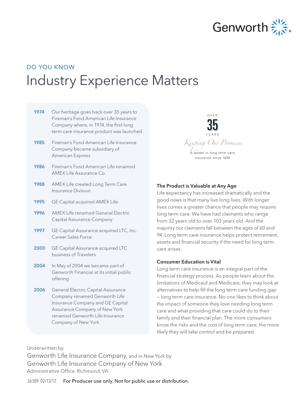 Industry Experience Matters