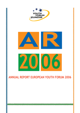 Annual Report European Youth Forum 2006