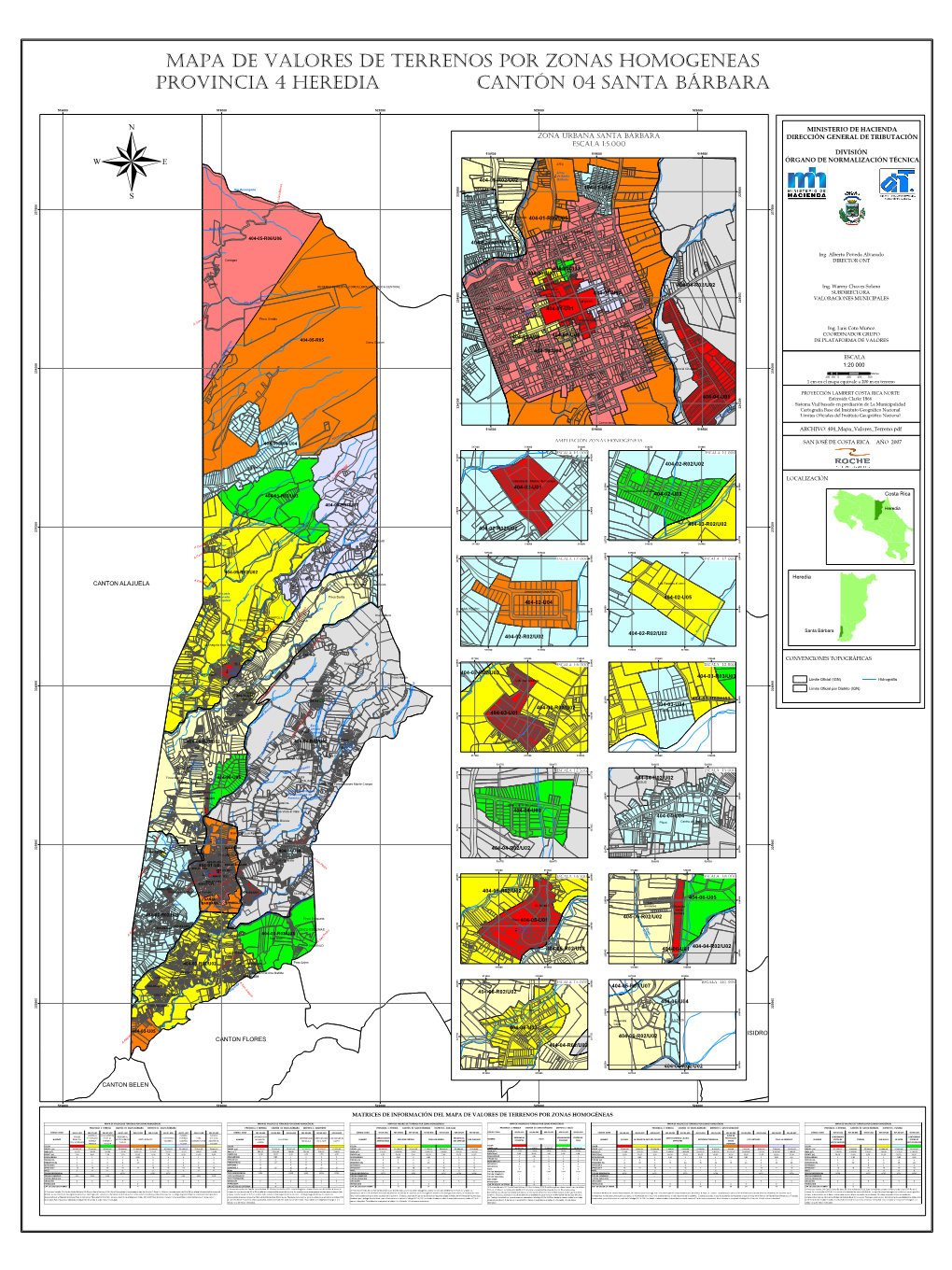 Valores De Terreno Por Zonas Cantón.Mxd