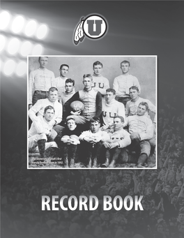 The University of Utah's First Varsity Football Team in 1892