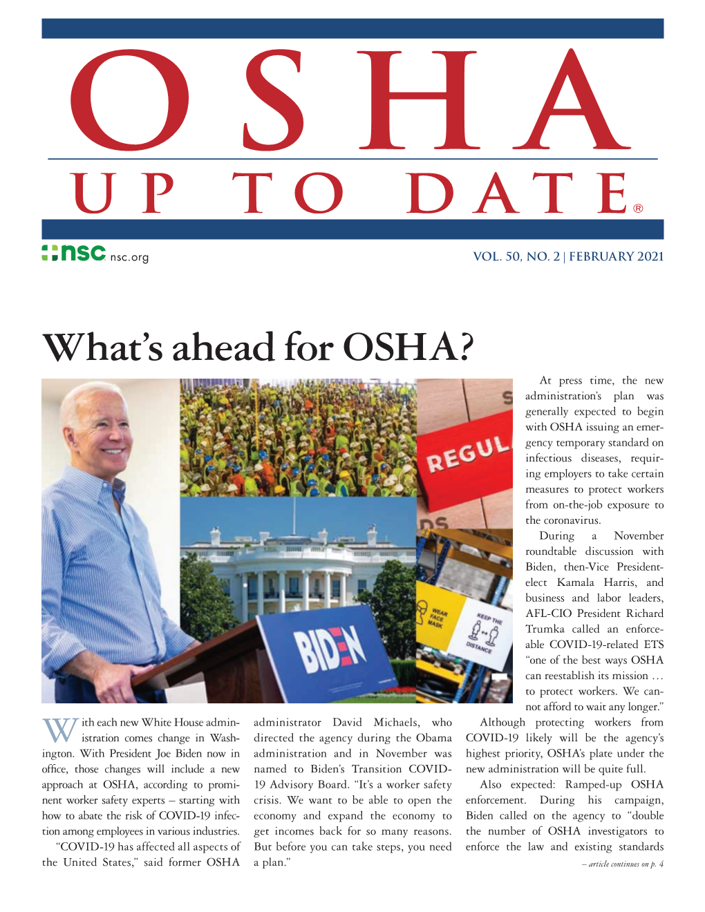 What's Ahead for OSHA?