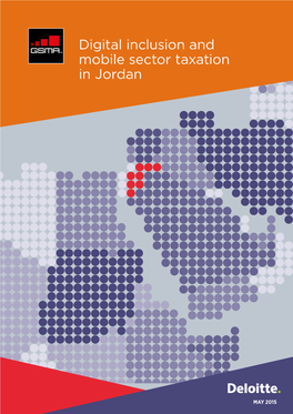 Digital Inclusion and Mobile Sector Taxation in Jordan