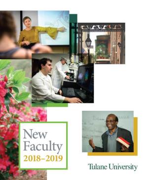 2018-19 New Faculty Booklet