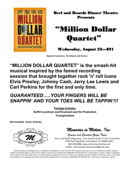 “Million Dollar Quartet”
