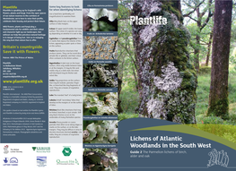 Lichens of Atlantic Woodlands in the South West