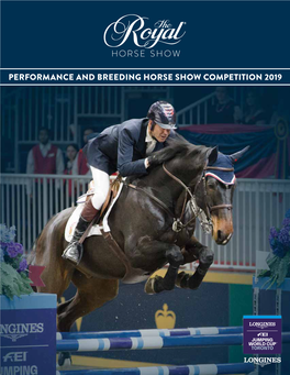 2019 Royal Horse Show Prize List