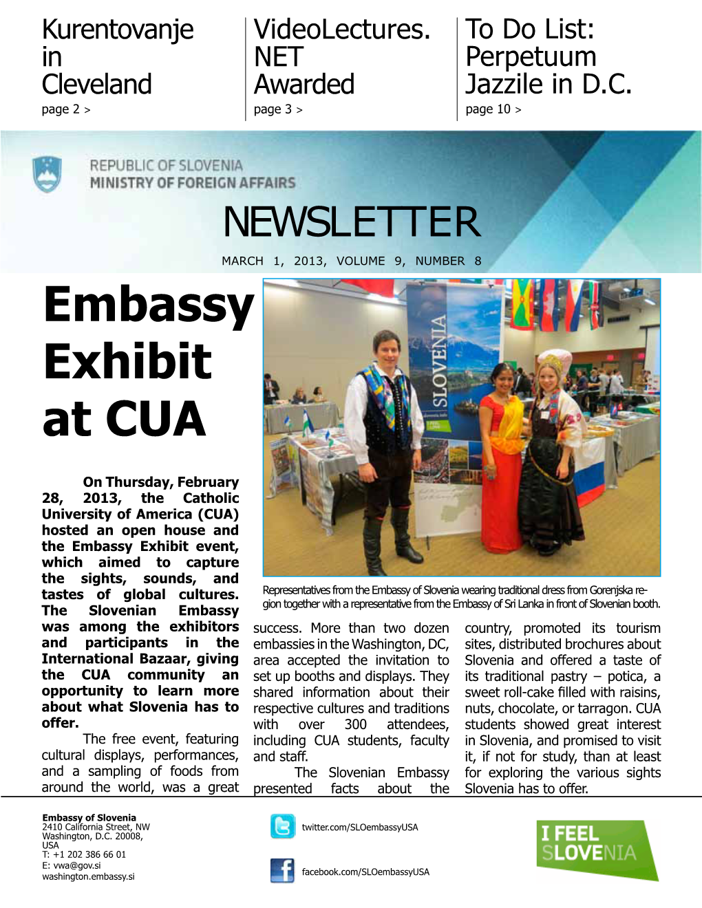 Embassy Exhibit at CUA
