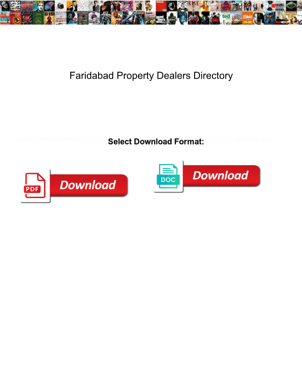 Faridabad Property Dealers Directory