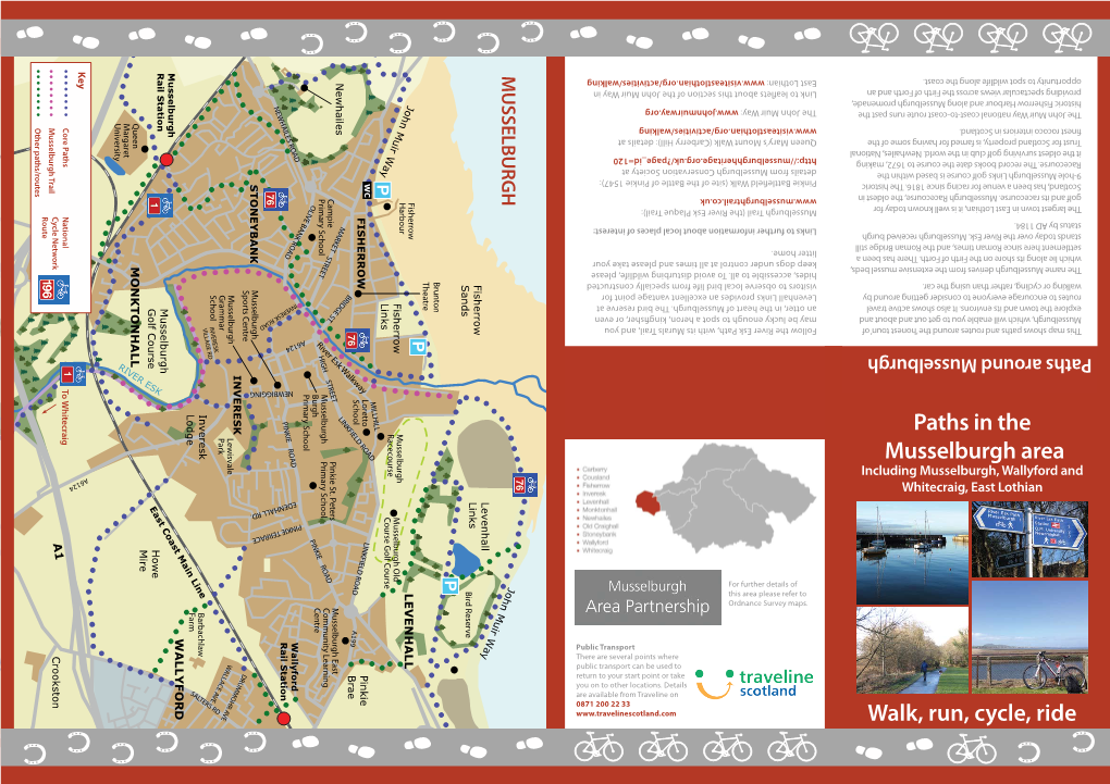 Paths in the Musselburgh Area Walk, Run, Cycle, Ride