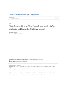 The Guardian Angels of Our Children in Domestic Violence Court, 30 Loy