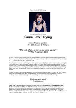 Laura Lexx: Trying