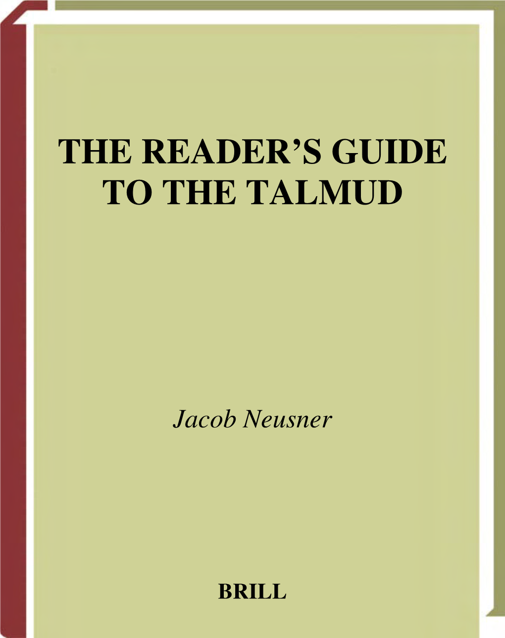 The Reader's Guide to the Talmud