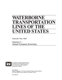 Waterborne Transportation Lines of the United States