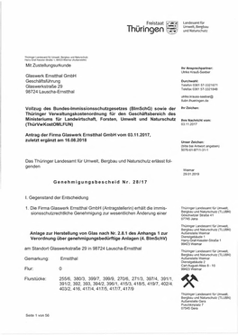 Thüringer Landesamt Für Umwelt, Bergbau Und Naturschutz