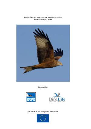 Species Action Plan for the Red Kite Milvus Milvus in the European Union