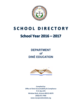 2016-2017 School Directory