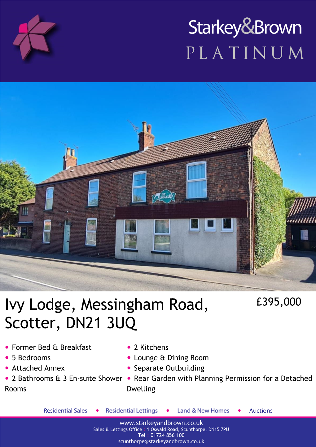 Ivy Lodge, Messingham Road, Scotter, DN21 3UQ