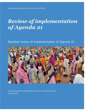Review of Implementation of Agenda 21