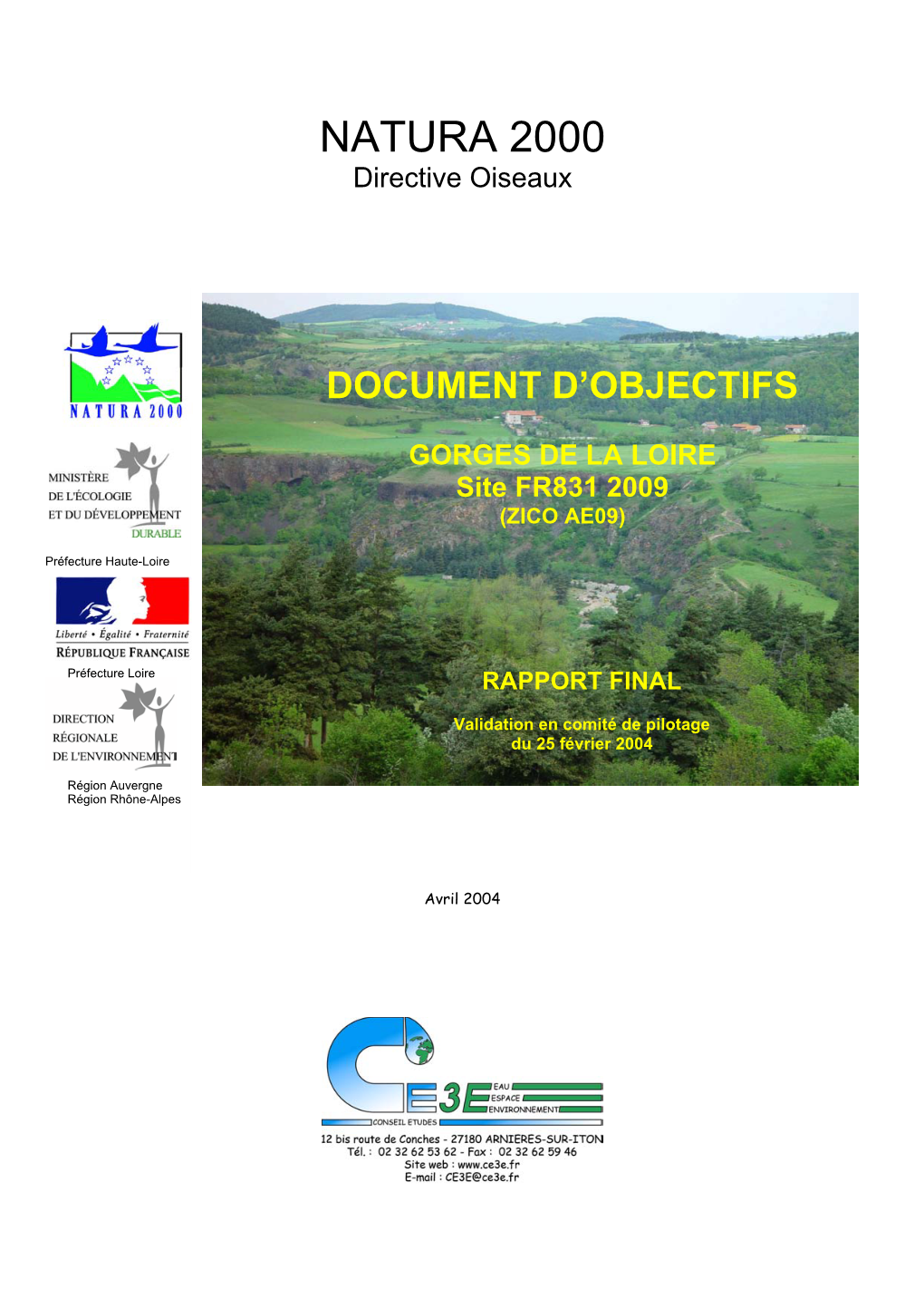 NATURA 2000 Directive Oiseaux