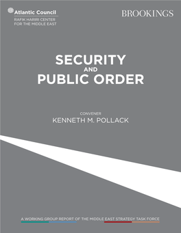 Security Public Order