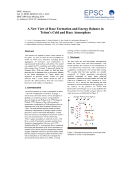 A New View of Haze Formation and Energy Balance in Triton's Cold And