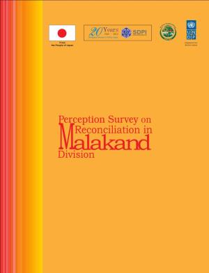 Understanding Dynamics of Conflict in Malakand Division
