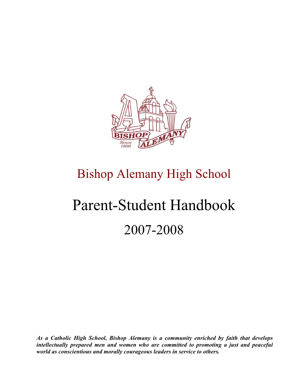 Parent-Student Handbook